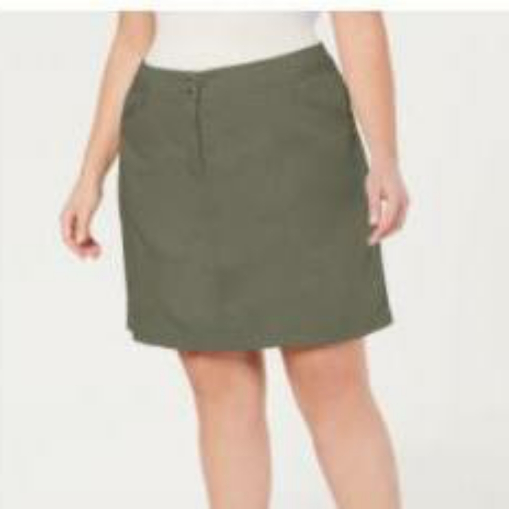 Karen Scott plus size above knee skprt